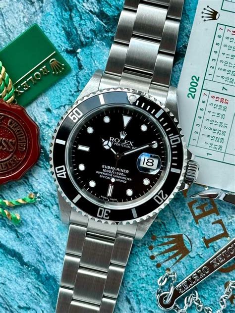 2002 rolex submariner box|Rolex Submariner 16610 year.